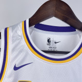 Lakers JAMES #23 White Kids NBA Jersey 热压