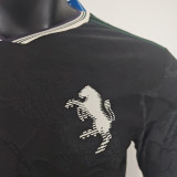 2025/26 JUV Third Black Player Version Soccer Jersey 带胸前新广告