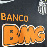 2012/13 Santos Black Retro Long Sleeve Soccer Jersey