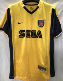 2000/2001 ARS Away Yellow Retro Soccer Jersey