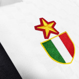 1996/97 AC Milan Away White Retro Soccer Jersey