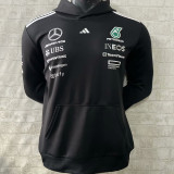 2025 Mercedes AMG Petronas F1 Black Hoody Sweater Jersey
