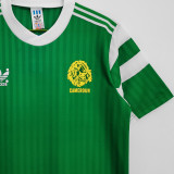 1990 Cameroun Home Green Retro Soccer Jersey