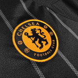 DROGBA #11 CFC Third Black Retro Soccer Jersey 2010/2011  (UCL Font 欧冠字体) ★★