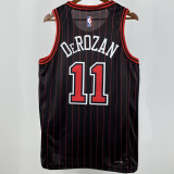 2025/26 Bulls DEROZAN #11 Black NBA Jerseys