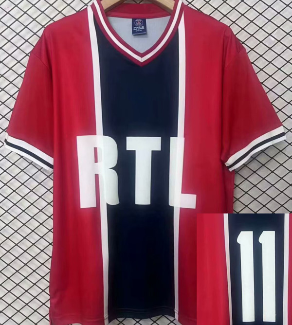 1975 PSG #11  Away Retro Soccer Jersey