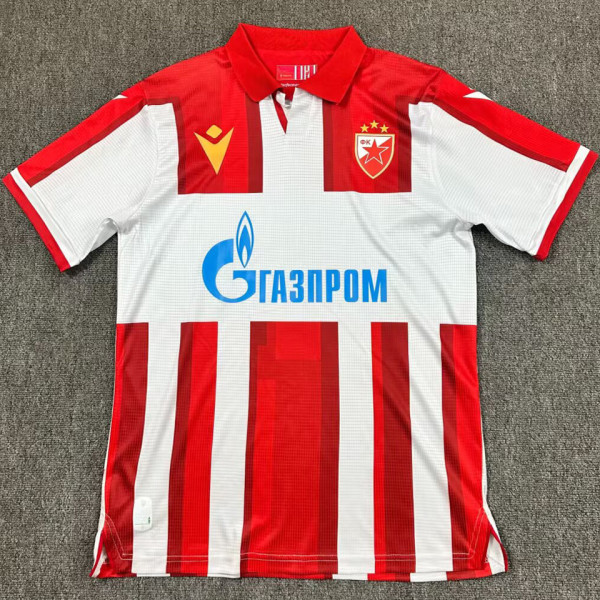 2025/26 Belgrade Home Red Star Fans Jersey  贝尔格拉红星
