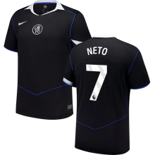 NETO #7 CFC 1:1 Quality Third Black Fans Soccer Jersey 2025/26 (League Font 联赛字体 ) ★★