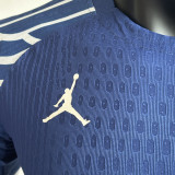 2024/25 PSG 4Th Blue Champion Style Player Version Soccer Jersey 前后带星塔