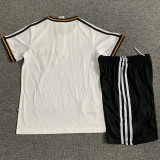 1996 Germany Home White Retro Kids Soccer Jersey