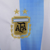 2018 Argentina Home Retro Fans Soccer Jersey
