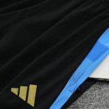 2025 Argentina Black Hoody Zipper Jacket Tracksuit