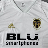 2018/19 Valencia Home White Retro Soccer Jersey