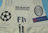 2015/2016 RM White Home Retro Long Sleeve Soccer Jersey
