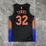 2026 NY Knicks TOWNS #32 Black NBA Jersey