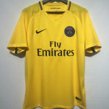 2017/18 PSG Away Yellow Retro Soccer Jersey