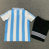 1994 Argentina Home Retro Kids Soccer Jersey