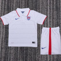 2014 U.S Home White Retro Kids Soccer Jersey