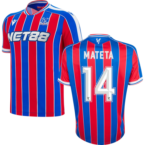 MATETA #14  Crystal Palace Home Fans Soccer Jersey 2025/26  (CUP Font 杯赛字体 ) ★★