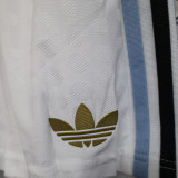 2024/25 Argentina 50th Anniversary Player Version White Shorts Pants 球员版