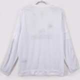 2015/2016 RM White Home Retro Long Sleeve Soccer Jersey