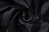 C2443 Jordan Black Grey Casual Short Pants