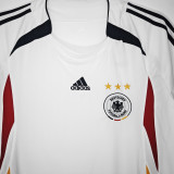 2006 Germany Home White Retro Soccer Jersey