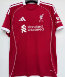 EKITIKE #22 LFC 1:1 Home Red Fans Jersey 2025/26 (UCL Font 欧冠字体 ) ★★