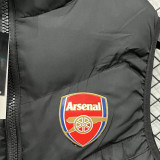 2026/27 ARS Black Cotton Vest Jacket  J3306 黑色