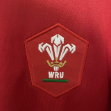 2024/25 Wales Home Red Rugby Shirt 威尔士