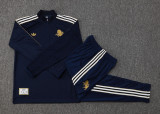 2026 JUV Baby Blue Retro Kids Sweater Tracksuit