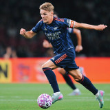 ØDEGAARD #8 ARS 1:1 Quality Away Fans Soccer Jersey 2025/26 (League Font 联赛字体 ) ★★