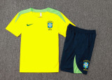 2025 Brazil  Yellow Training Jersey(A Set)