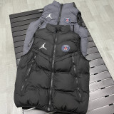 2026/27 PSG Jordan Black Cotton Vest Jacket  J3302