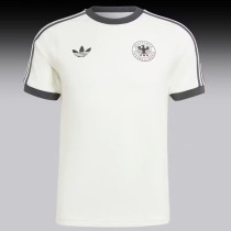 2024 Germany White Cotton Retro Style T-shirt