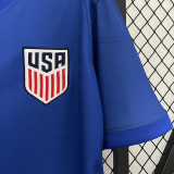PULISIC #10 U.S 1:1 Quality Away Fans Soccer Jersey 2024/25 ★★
