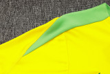 2025 Brazil  Yellow Training Jersey(A Set)