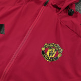 2026 M Utd Red Windbreaker Jacket  （A Set）
