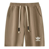 2025 AD Brown Pure Cotton Short Pants 卡其