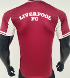 2025/26 LFC Red Baseball Player Version T-Shirt  硅胶版