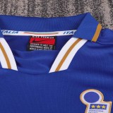 1996 Italy Home Blue Kids Retro Soccer Jersey