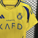 2024/25 Al Nassr Home Yellow  Player Version Soccer Jersey