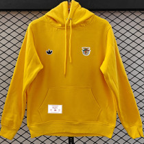 2026 Benfica Yellow Retro Style Hoody  小绣花