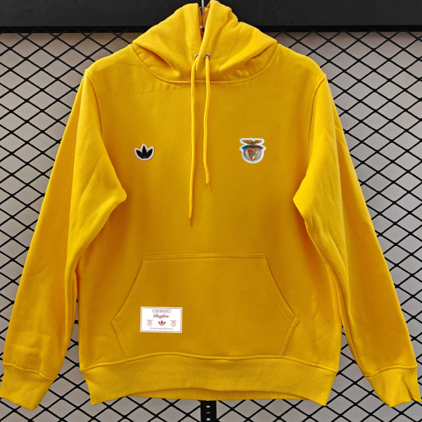 2026 Benfica Yellow Retro Style Hoody  小绣花