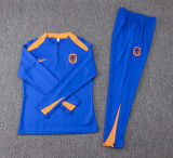 2024/25 Netherlands Blue Sweater Tracksuit