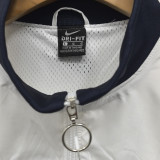 1996 Italy White Retro Style Windbreaker