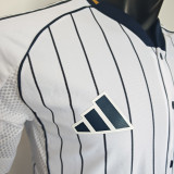 2025/26 Boca White Baseball Player Version T-Shirt  硅胶版