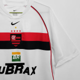 2002 Flamengo Away White Retro Soccer Jersey