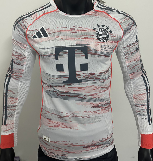 2025/26 BFC Away Player Version Long Sleeve Soccer Jersey