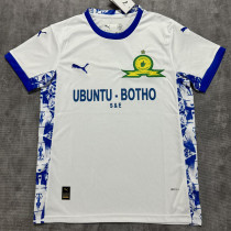 2025/26 Mamelodi Sundowns Away White Fans Soccer Jersey 马梅洛迪日落